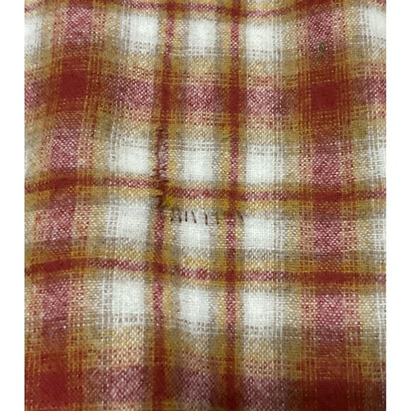 Vtg Pendleton Board Shirt XL Virgin Wool Plaid Loop Collar Long Sleeve Shacket - Picture 6 of 6